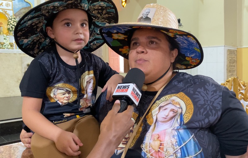 Romeira de Alagoas, Jacivânia Rocha testemunha graças e detalha produção da bandeira de Nossa Senhora das Dores