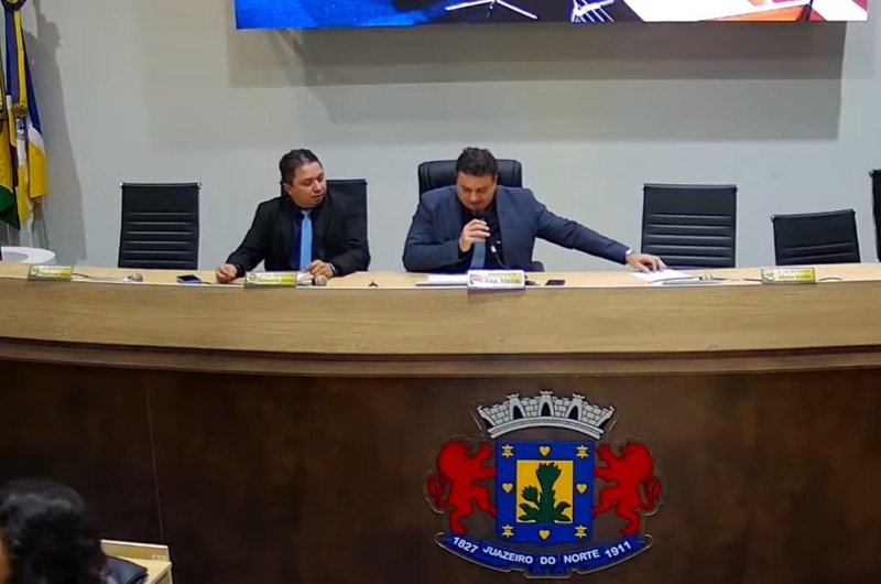 Ao vivo: veja a sessão ordinária da Câmara de Juazeiro do Norte