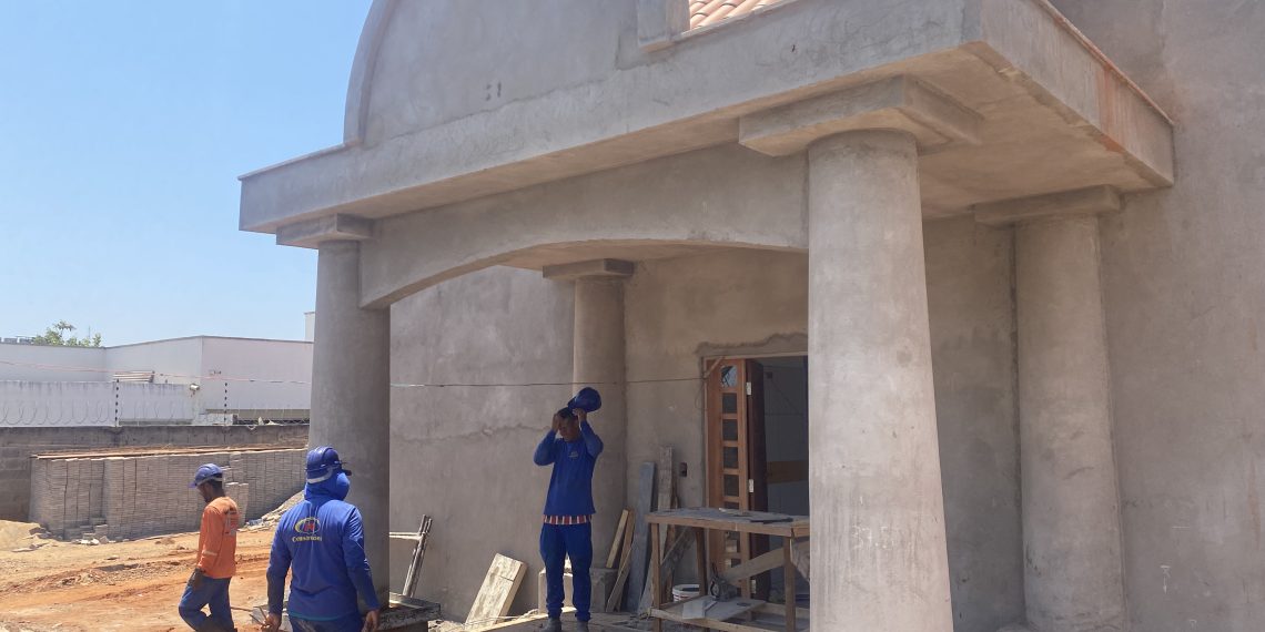 Em Barbalha, obra do CEI na Vila Santo Antônio se encontra próxima aos 90% de conclusão
