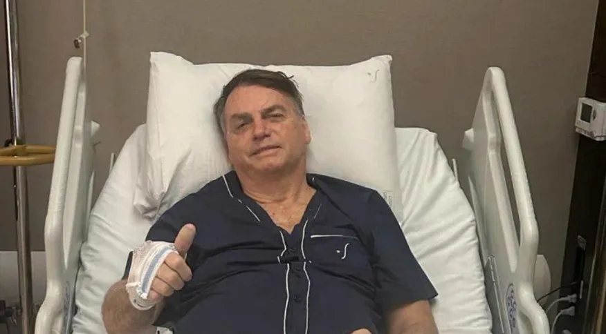 Bolsonaro deve ter alta hospitalar na sexta-feira (15).