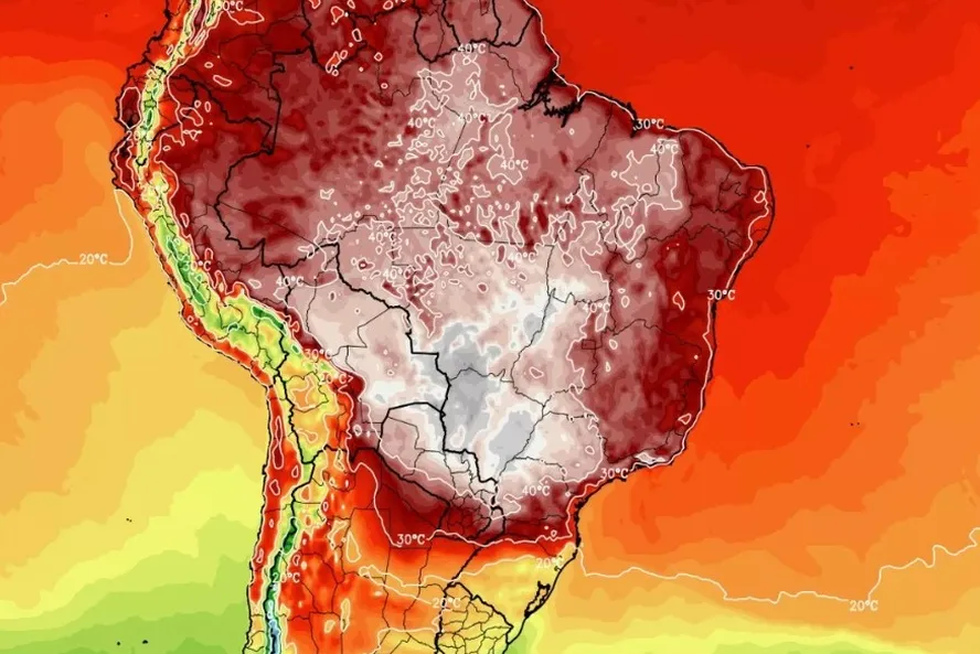 Onda de calor atinge todas as regiões do Brasil nesta semana com temperaturas de até 45ºC