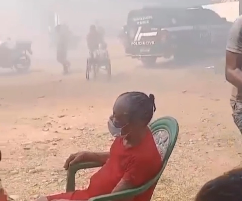 Abrigo de idosos é atingido por incêndio em Barbalha; imóvel foi evacuado às pressas