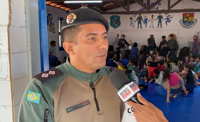Batalhão da Polícia Militar realiza ação na véspera do Dia das Crianças em Juazeiro do Norte