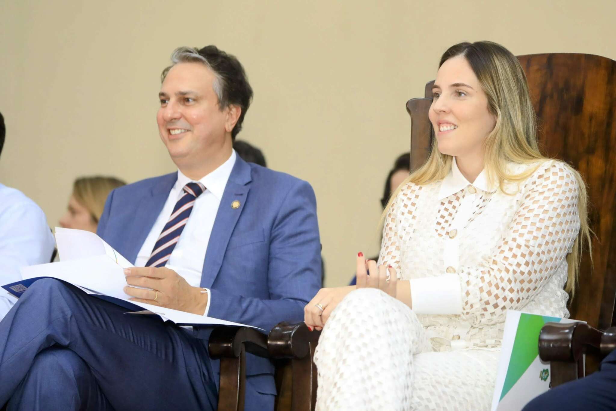 Governadora em exercício Jade Romero participa de reunião do CNE junto ao ministro Camilo Santana, em Fortaleza