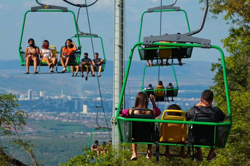 Teleférico do Caldas funciona gratuitamente nesta sexta-feira