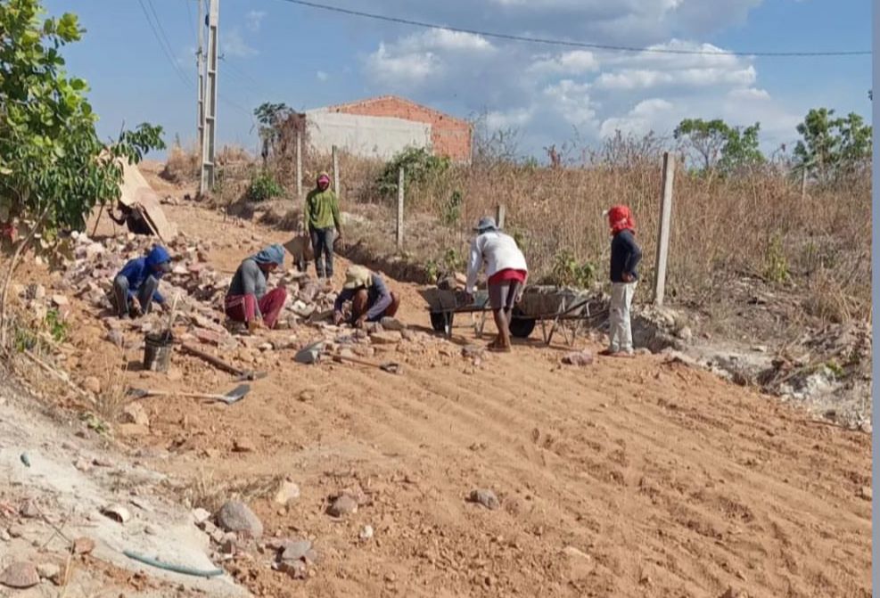 Nova Olinda: comunidades da zona rural recebem obras de urbanização
