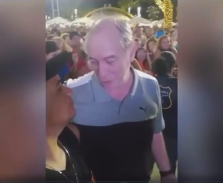 Vídeo: Ciro Gomes dá tapa no rosto de jovem após ser chamado de “bandido”
