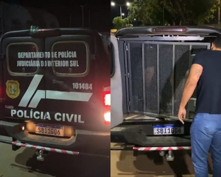 AO VIVO: Marcelo Barbosa é preso por estaqueamento de Laísa e chega à Delegacia de Juazeiro do Norte