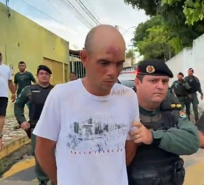 AO VIVO: preso José Pedro das Chagas, o Paulista, que esfaqueou Laísa do Nascimento Andrade