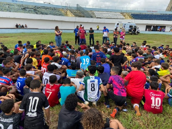 Parceria entre SEJU Crato e Fortaleza Esporte Clube promove seletiva com mais de 600 inscritos