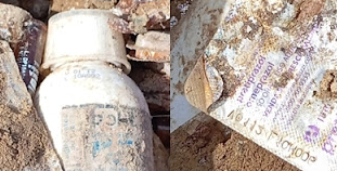 Medicamentos vencidos são encontrados debaixo do solo em reforma do Hospital de Salitre