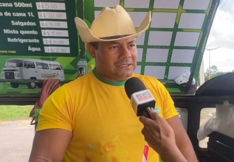Vídeo: Bezerrão fala ao quadro “Conta Tua História” do sucesso na venda de caldos de cana no bairro Aeroporto