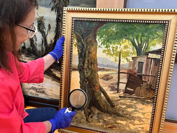 Crato: obras de arte do Museu de Artes Vicente Leite são avaliadas por comissão do ICC