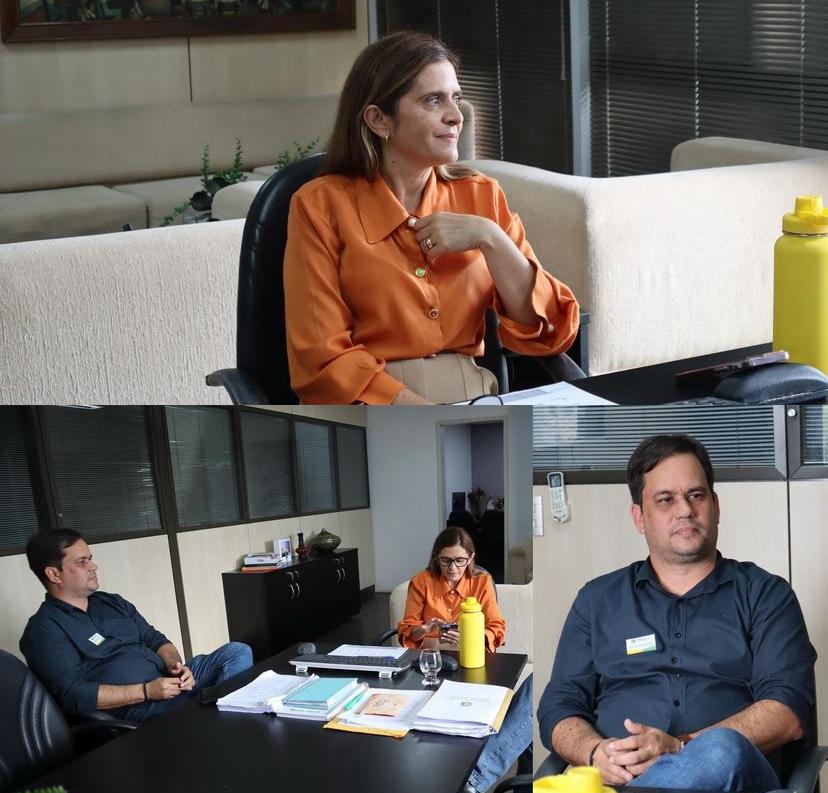 Campos Sales: prefeito e secretária de educação do Estado anunciam parceria para melhorias no transporte escolar do ensino médio.