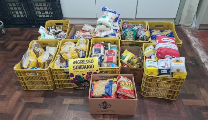Cultura Ceará: mais de duas toneladas de alimentos foram arrecadadas pela Campanha Ingresso Solidário em março