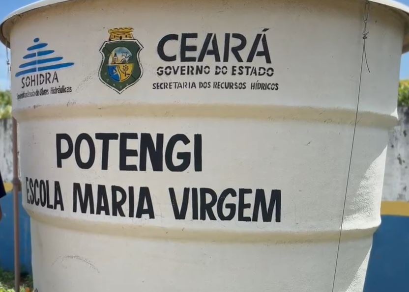 Escola Maria Virgem da Silva recebe poço artesiano e iluminação de LED em Potengi