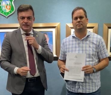 Prefeito João Luiz e deputado Fernando Santana anunciam construção da Praça do Sítio Caldeirão em Campos Sales