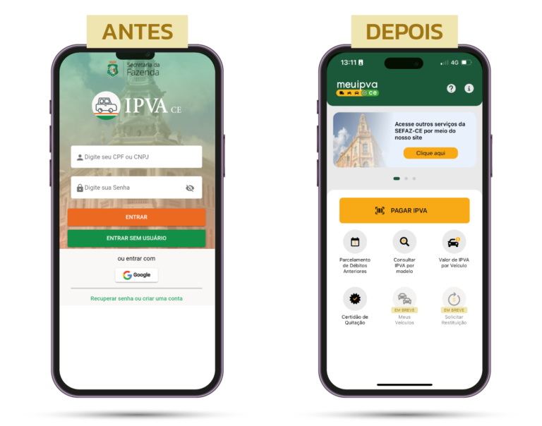 Meu IPVA: aplicativo da Sefaz-CE está de cara nova