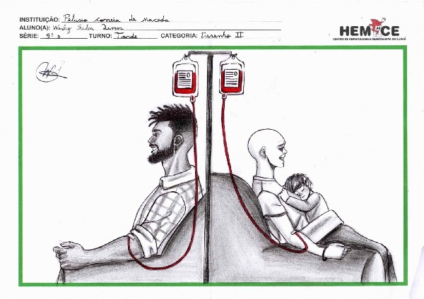 Estudantes de Juazeiro do Norte são selecionados em Concurso de Desenhos do Hemoce