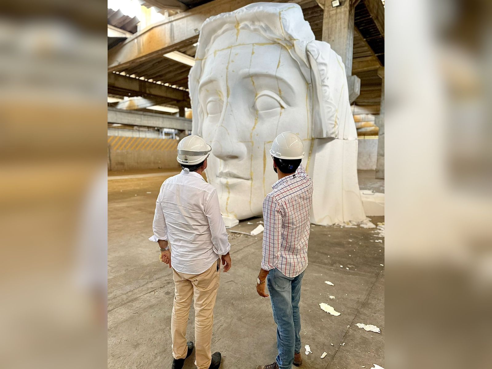 Monumento de Fátima, do Crato, começa a ser montado; 51 metros um dos maiores do Brasil