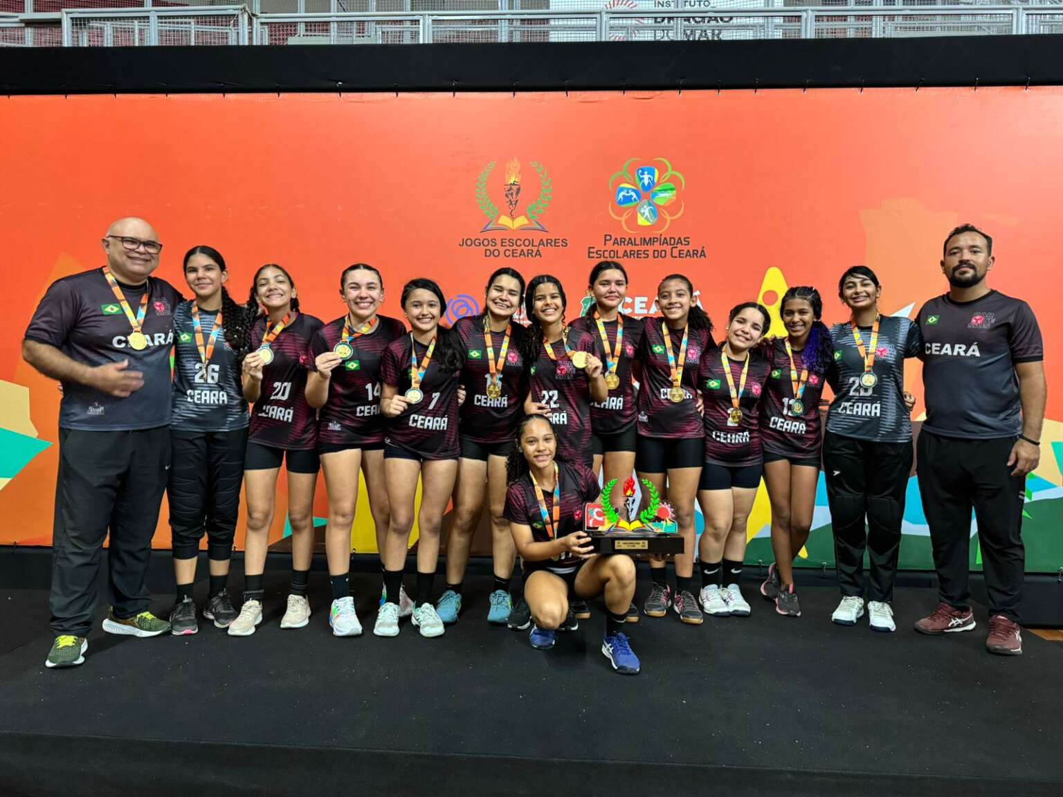 460 alunos-atletas participam da semana de competição dos Jogos Escolares do Ceará