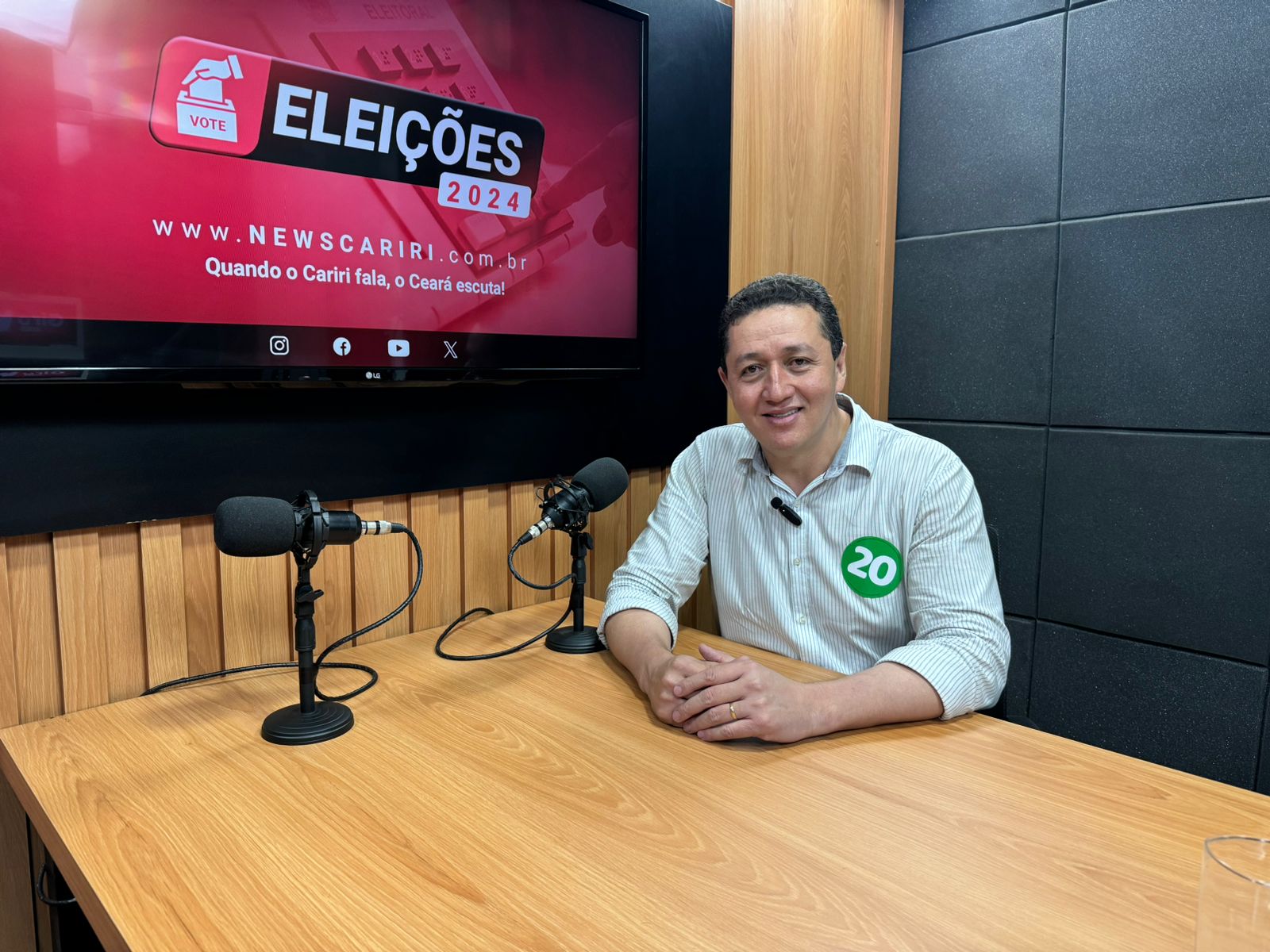 Glêdson Bezerra responde: qual a primeira coisa que vai fazer se for reeleito prefeito de Juazeiro do Norte?