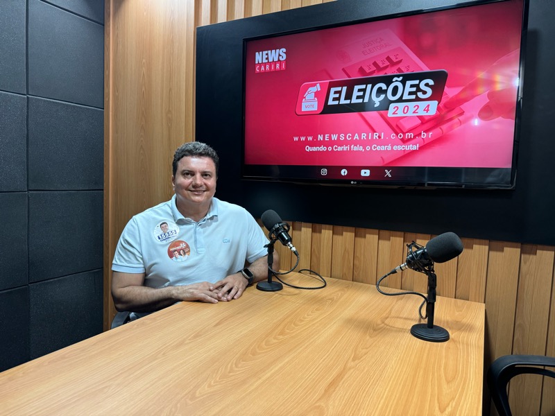 Confira a entrevista com Capitão Vieira (MDB), candidato a vereador de Juazeiro do Norte