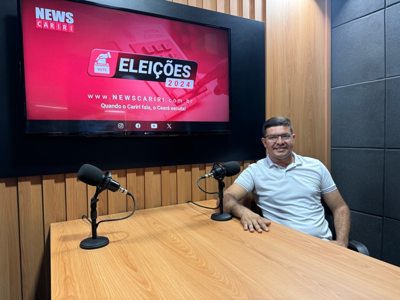 Confira a entrevista com Júnior da Cachoeira (Mobiliza), candidato a vereador de Crato