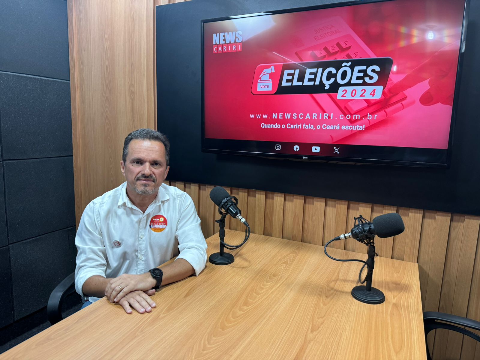 André Barreto responde: qual a primeira coisa que vai fazer se for eleito prefeito do Crato?
