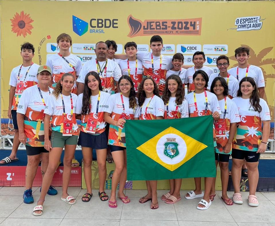 Delegação cearense conquista 39 medalhas nos Jogos Escolares Brasileiros