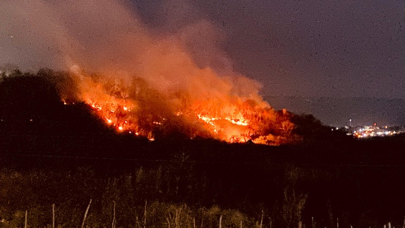 Mais um incêndio atinge terrenos no Vale do Amanhecer
