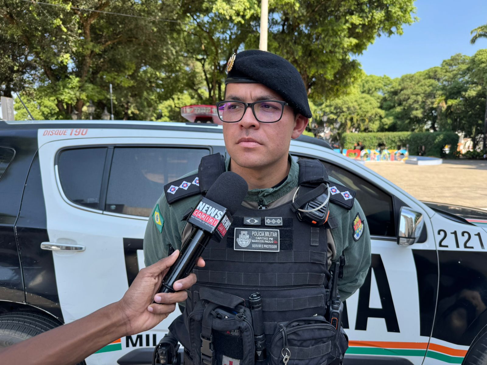 AO VIVO: Polícia Militar relata tranquilidade no patrulhamento especial das eleições, em Crato