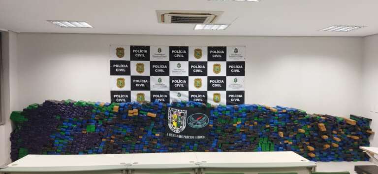 Forças de Segurança do Ceará já apreenderam 9,5 toneladas de droga em 2024