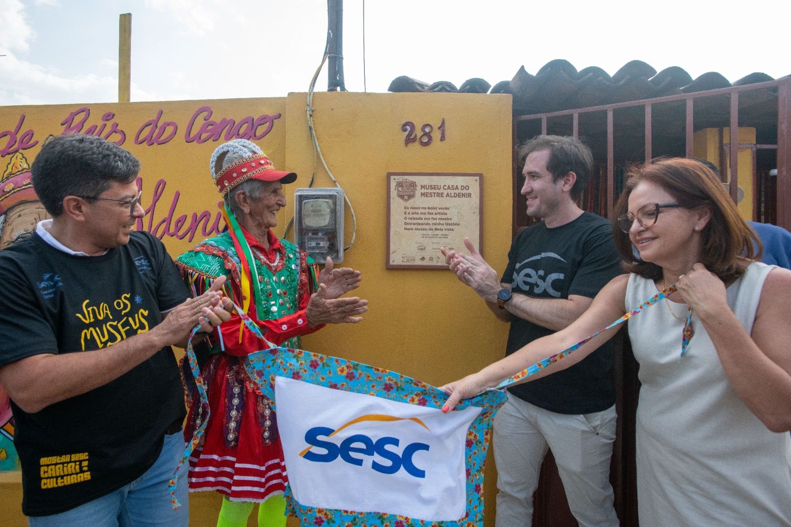 Em reconhecimento aos reisados, Sesc inaugura Museu Casa do Mestre Aldenir