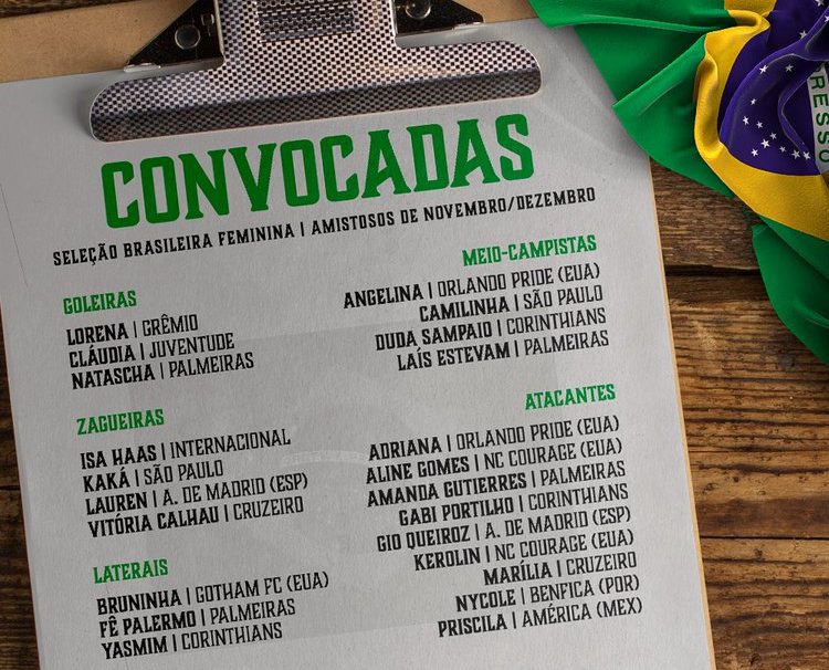 Seleção feminina é convocada para dois amistosos contra a Austrália