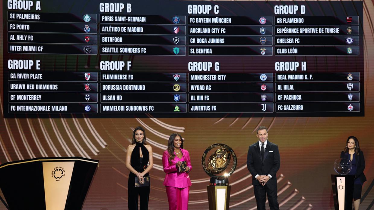 Definidos os grupos do Super Mundial de Clubes da Fifa de 2025