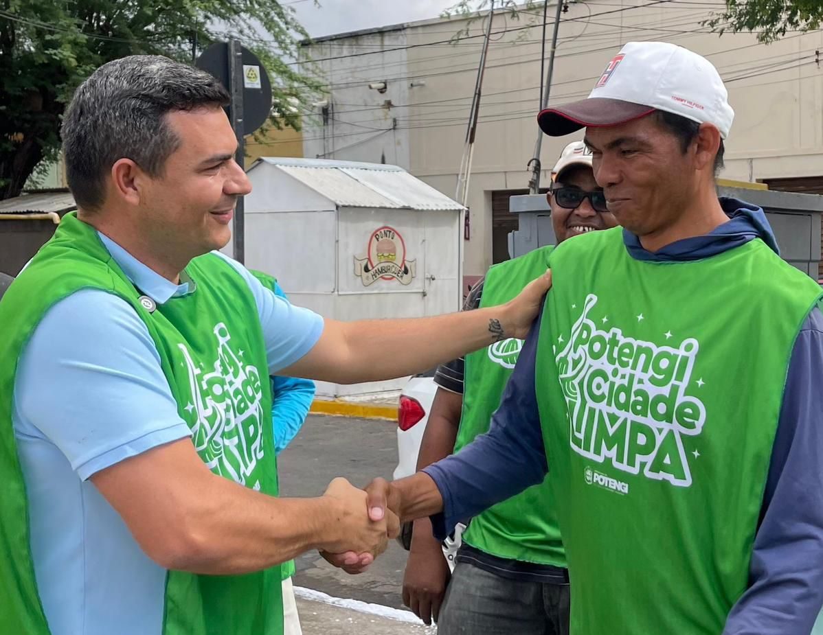 Prefeitura de Potengi realiza mutirão de limpeza e plantio de mudas
