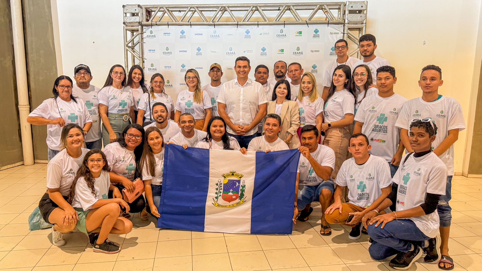 Prefeito de Potengi, Salviano Alencar participa do lançamento do Programa “De Braços Abertos” para fortalecimento da saúde na Região Sul