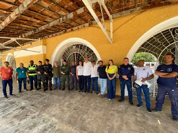 Crato realiza visita técnica para planejamento de segurança e logística do carnaval no Centro Cultural do Araripe