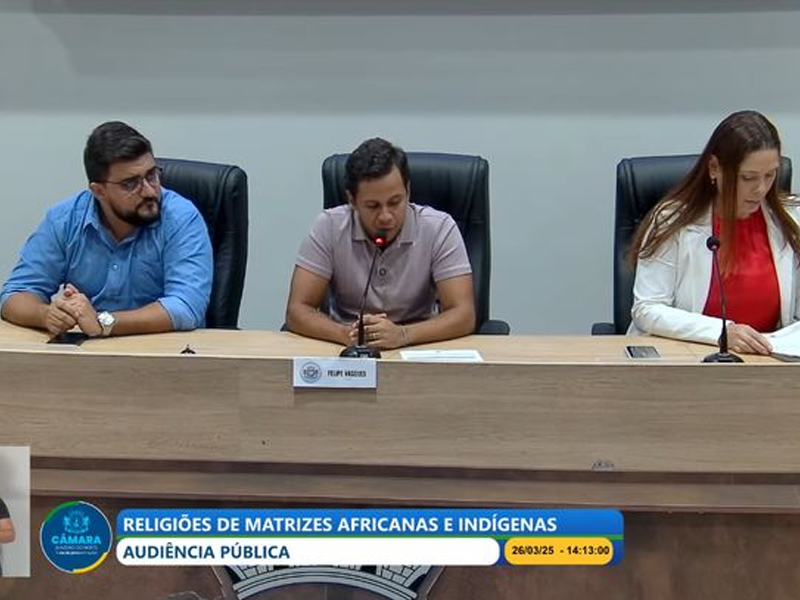 Ao vivo: assista a audiência pública da Câmara de Vereadores de Juazeiro do Norte