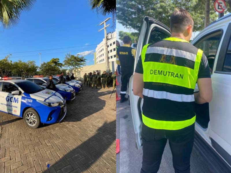 Guarda Civil e Departamento de Trânsito atuam juntos na Operação Semana Santa em Juazeiro do Norte