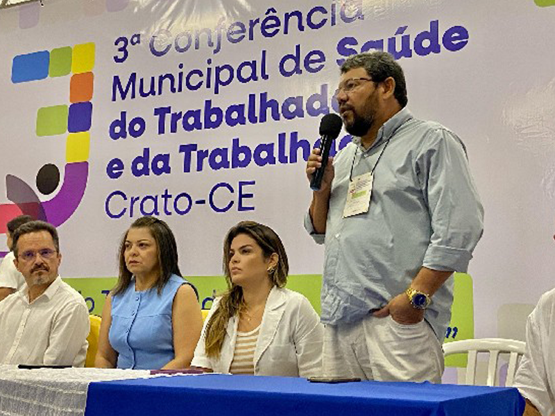 Conferência Municipal de Saúde do Trabalhador e Trabalhadora do Crato reúne cerca de 130 participantes