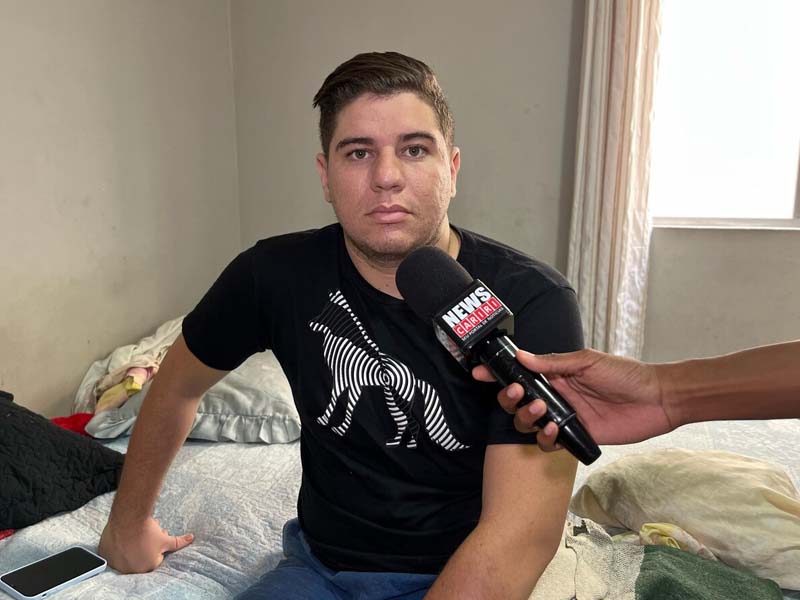 Jovem que perdeu a perna após acidente em Juazeiro do Norte faz campanha de arrecadação para colocar prótese e realizar fisioterapia
