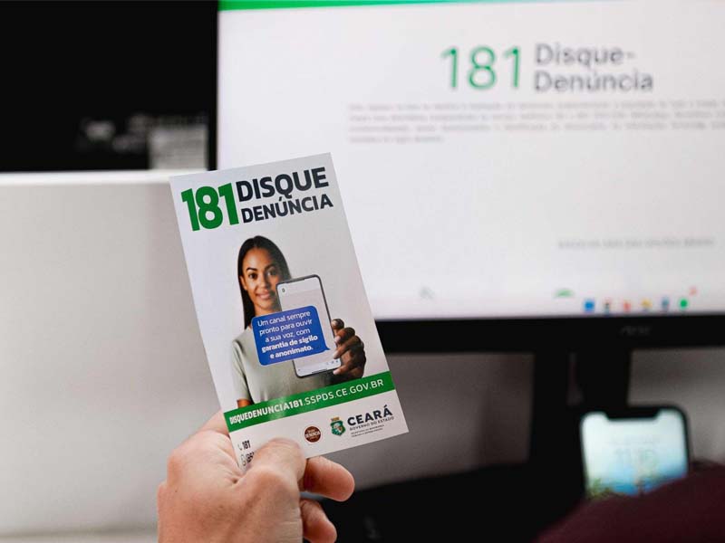 Disque-Denúncia 181 da SSPDS tem aumento de 14% nas informações recebidas no 1º trimestre de 2025