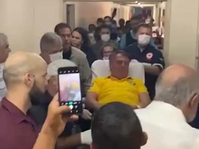 Bolsonaro passa mal e governo do RN disponibiliza helicóptero