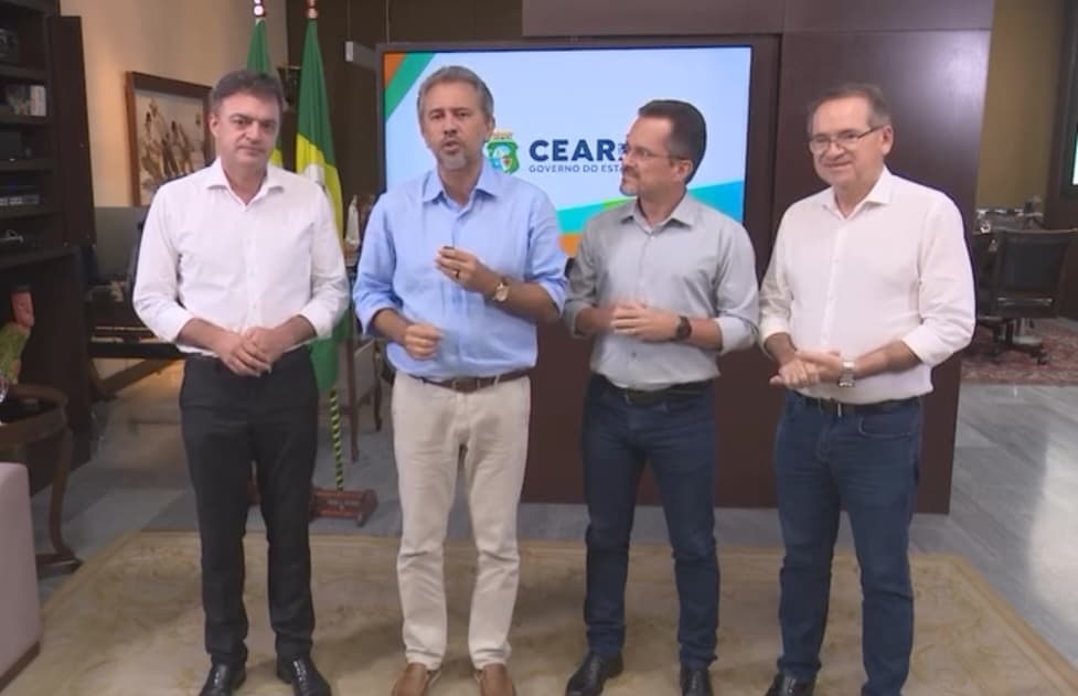 André Barreto de Zé Ailton se reúnem com governador Elmano para anunciar obras e debater demandas do Crato