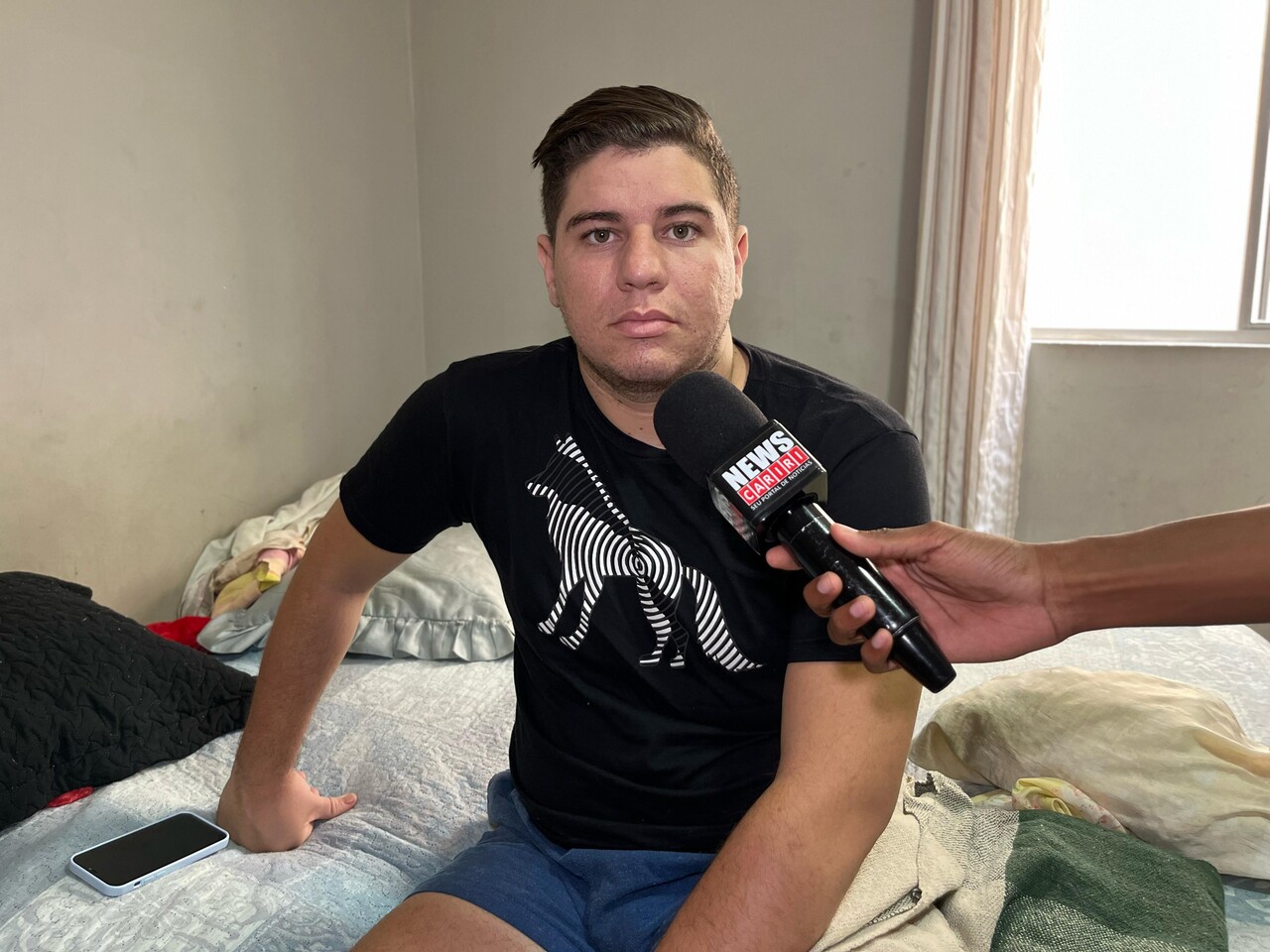 AO VIVO: News Cariri entrevista jovem que perdeu a perna após ser vítima de acidente causado por homem alcoolizado, em Juazeiro do Norte