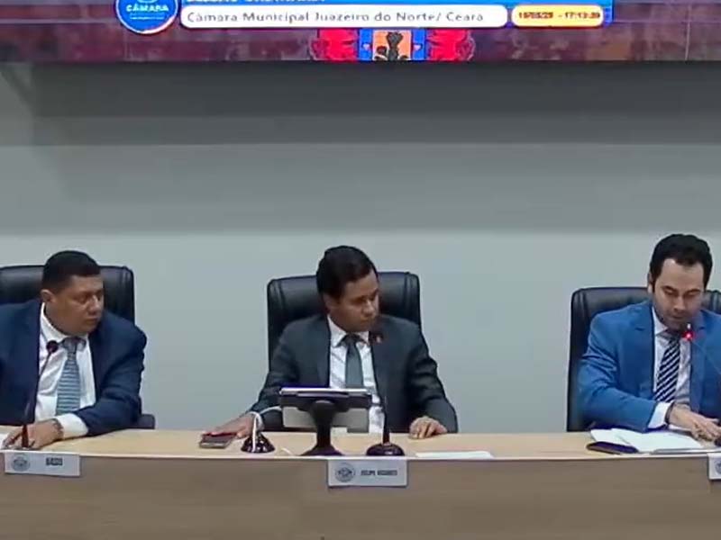 Ao vivo: assista a audiência pública da Câmara de Vereadores de Juazeiro do Norte