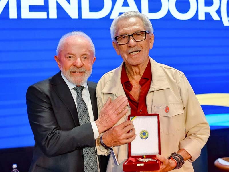Mestre Espedito Seleiro é condecorado com Medalha da Ordem do Mérito Cultural, no Rio de Janeiro