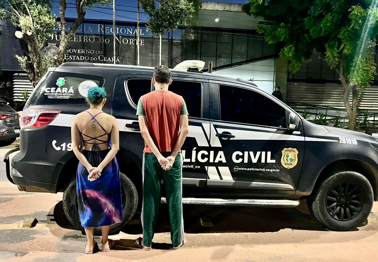 AO VIVO: casal é preso suspeito de matar o filho de um mês em Juazeiro do Norte; criança deu entrada em hospital com traumatismo craniano